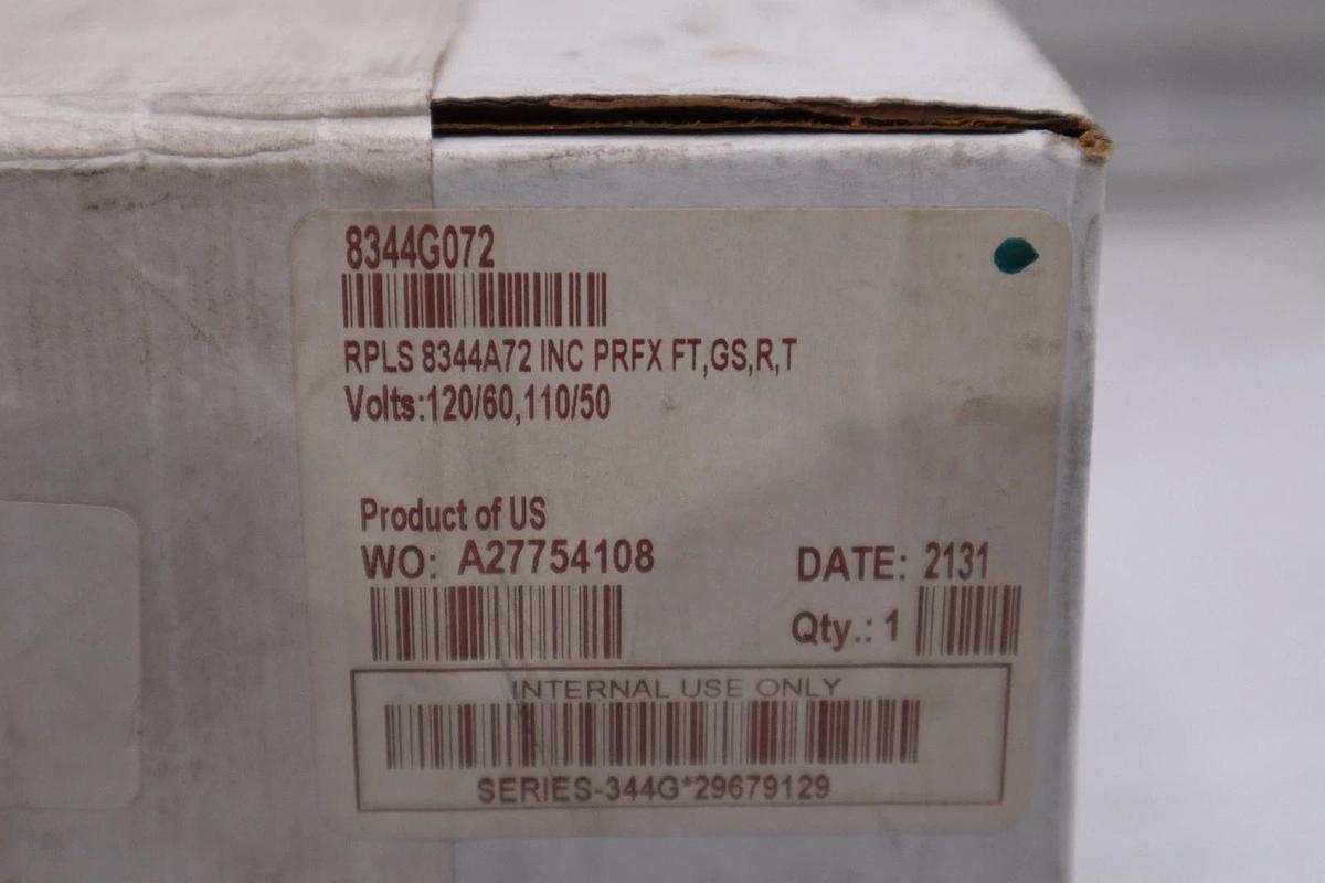 Used ASCO 8344G072 24VDC Solenoid Valve 120/60 110/50 - STOCK GF45