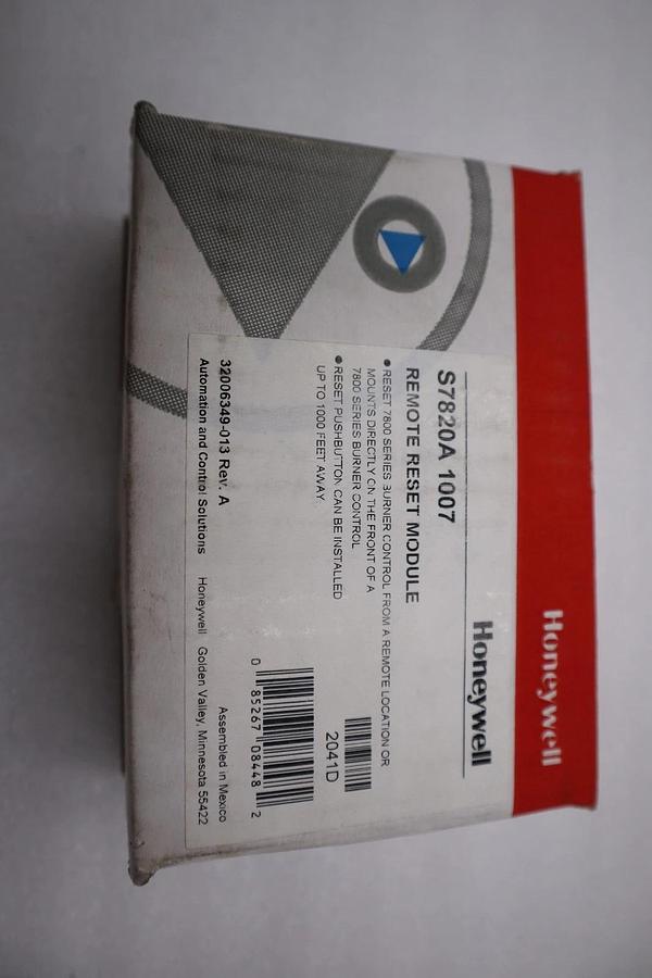 Used S7820A 1007 NEW Honeywell Remote Reset Module Burner controller FREE SHIPPING