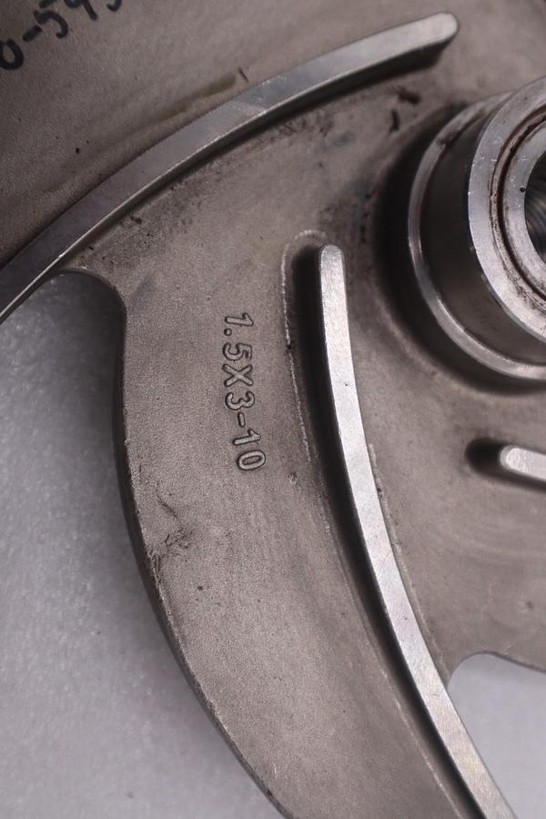 Goulds 3196MTX 1.5x3-10 100-593-1216 Stainless 5 Vane Open Impeller - STK G419B