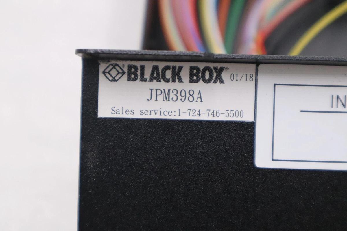 Used Black Box JPM398A JPM39 Series DIN Rail Mini Fiber Enclosure STOCK K-1121-A