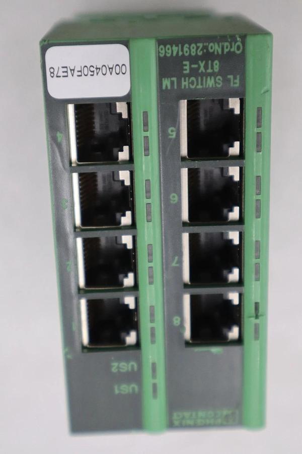 PHOENIX CONTACT FL SWITCH LM 8TX-E ETHERNET SWITCH - STOCK GF153A