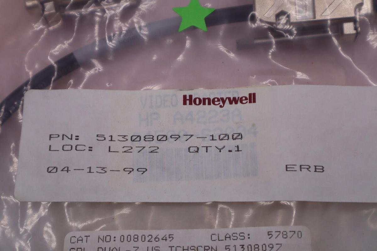 Used HONEYWELL 51308097-100 TOUCHSCREEN CABLE NEW OPEN BOX STOCK G967A