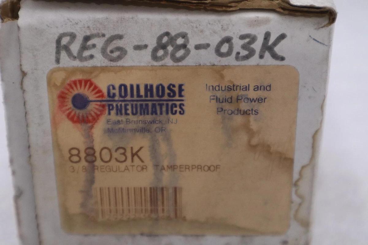 Coilhose Pneumatics 8803K 3/8" Air Regulator NEW OPEN BOX STOCK GF800