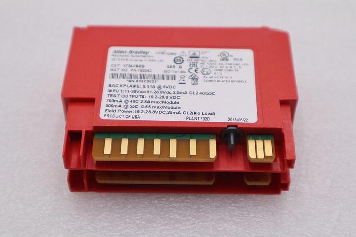 Used Allen-Bradley 1734-IB8S DIGITAL SAFETY INPUT MODULE POINT GUARD I/O STOCK 2413A