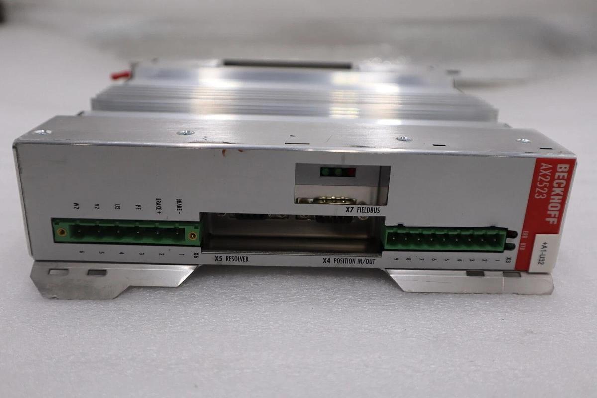 Used Beckhoff AX2523-B750 Servo Drive STOCK 3432-D