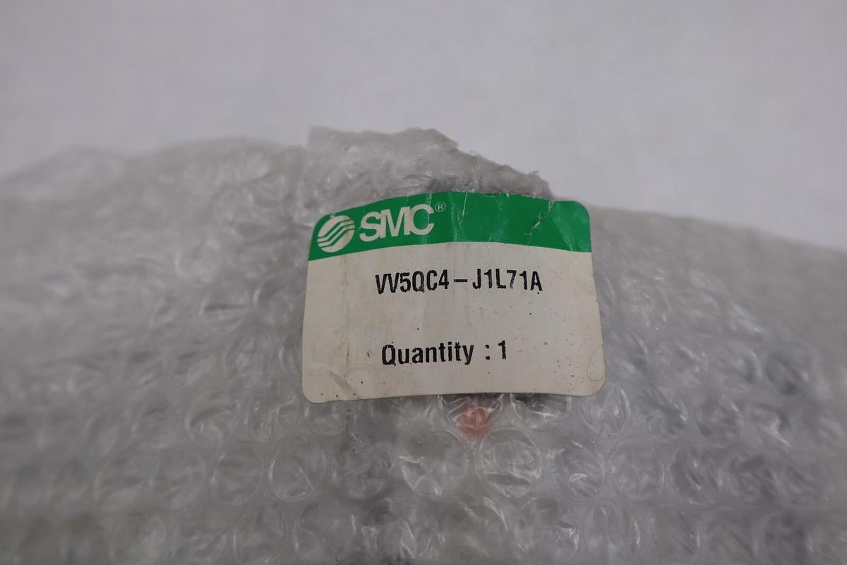 Used SMC VV5QC4-J1L71A / VV5QC4J1L71A W/COMPONENTS VQC4201-5 / EX250 DEVICENET #S-356