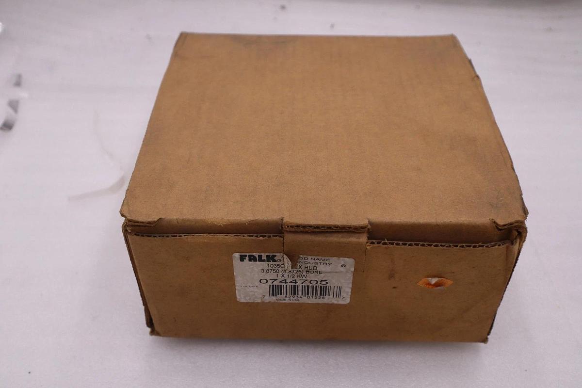 Used FALK 0744705 1035G FLEX HUB 3.875 BORE 1 X 1/2 KW - STOCK GF621A