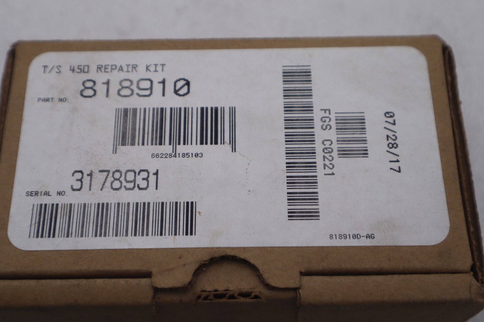 Used NEW OPEN BOX Nexen 818910 Repair Kit for T-450 / S-450 Series Brakes STK K-3121