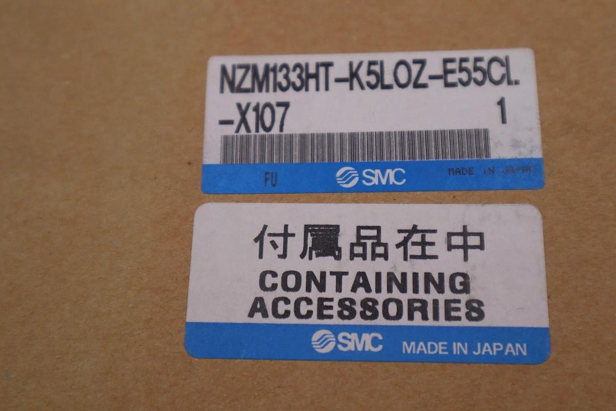 SMC NZM133HT-K5L0Z-E55CL VACUUM EJECTOR W/ VALVE AND SWITCH  #L-389-A