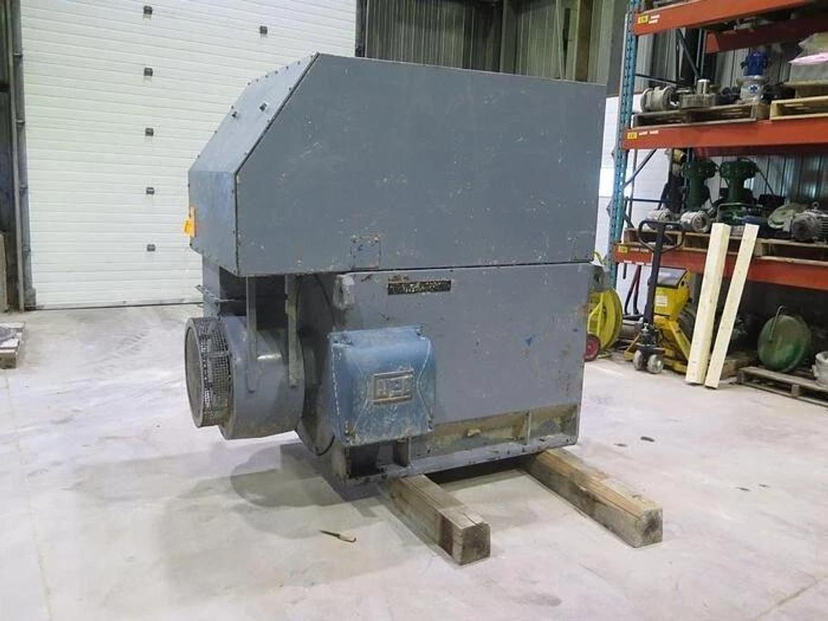 Used WESTINGHOUSE 500 HP REFINER MOTOR 4160V 713 RPM