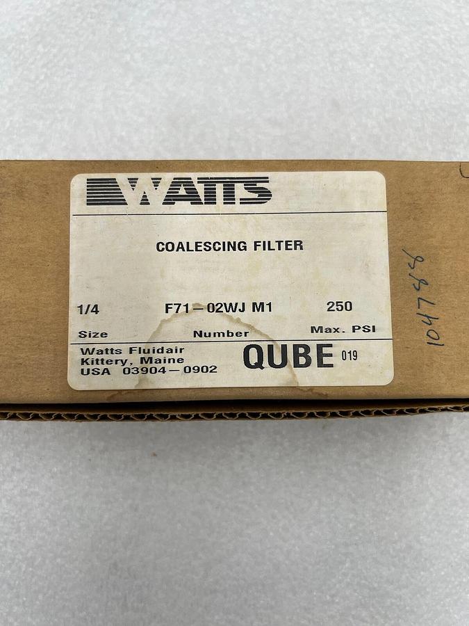 WATTS F71-02WJ/M1 PNEUMATIC FILTER #K-1998