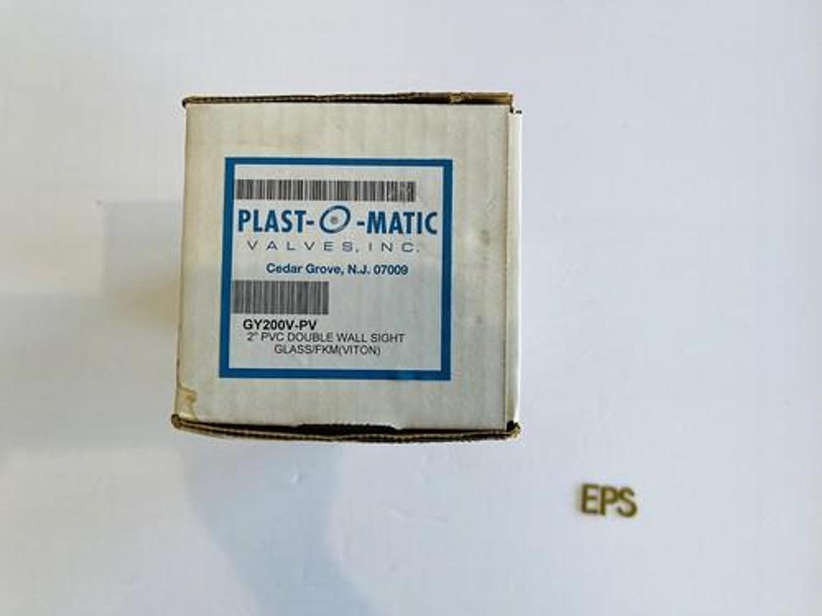 PLAST-O-MATIC GYW200V-PV Double Wall Sight 2” Flange PVC #K-1233