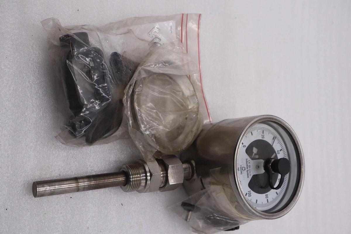 Used NEW Wika 831.2 DIN 16196 Gas Actuated Thermometer STOCK 5465