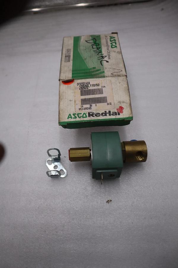 Used NEW ASCO 8314G6 120/60 110/50 SOLENOID VALVE - STOCK K-3255CC