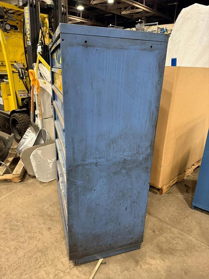 Used Lista 7 Drawer Modular Storage Cabinet Steel Blue Unit STOCK HP-22