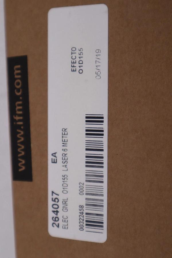 Used IFM ELECTRONIC O1DLF3KG PHOTOELECTRIC DISTANCE SENSOR (O1D155) NEW STOCK G425A