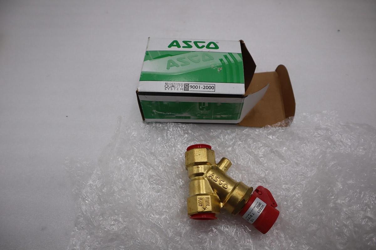 Used NEW ASCO V0223 Brass Flow Control Valve Without Manual STOCK G829A