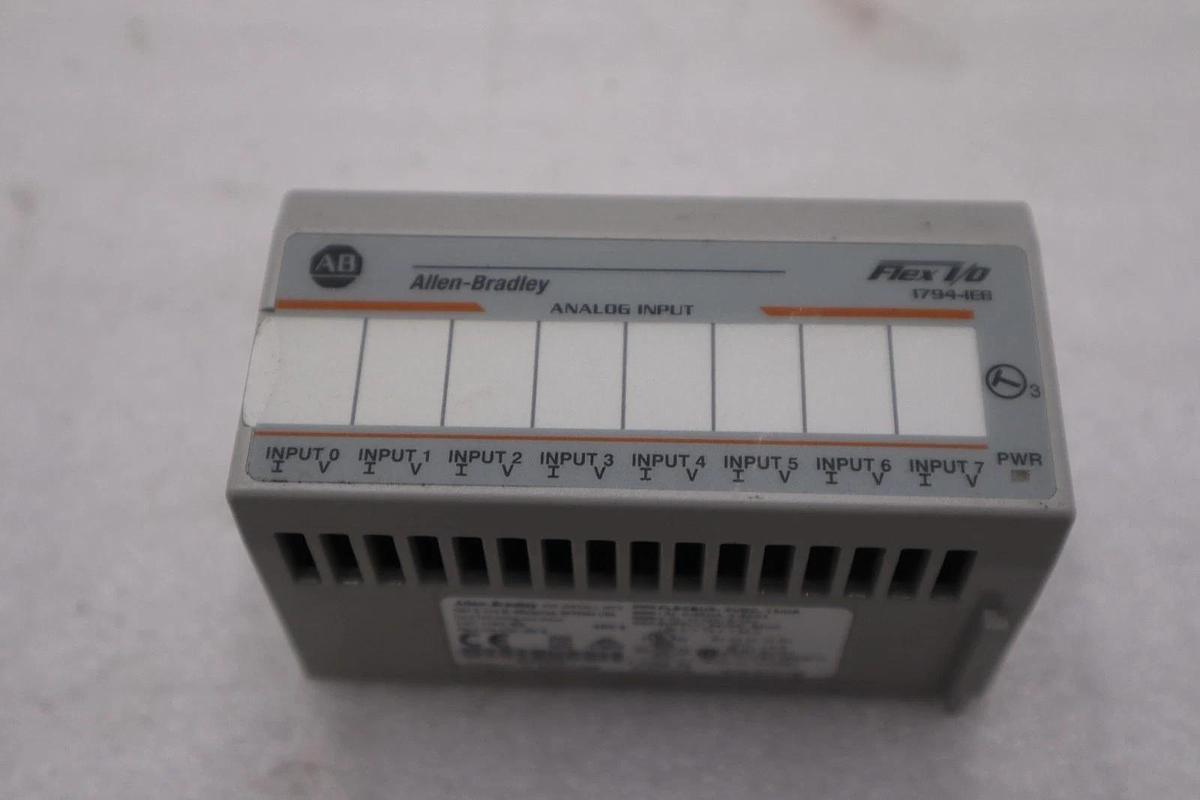 Used Allen Bradley 1794-IE8 /B Flex I/O 8-Point Analog Input STOCK H3732CC