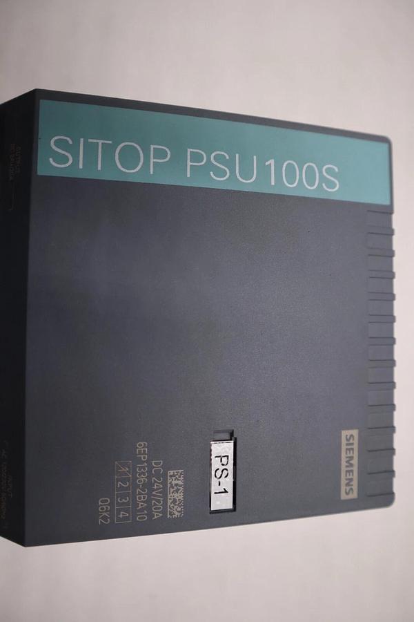 Used Siemens 6EP1336-2BA10 SITOP PSU100S Power Supply 24V DC 20A Output #K-611-A