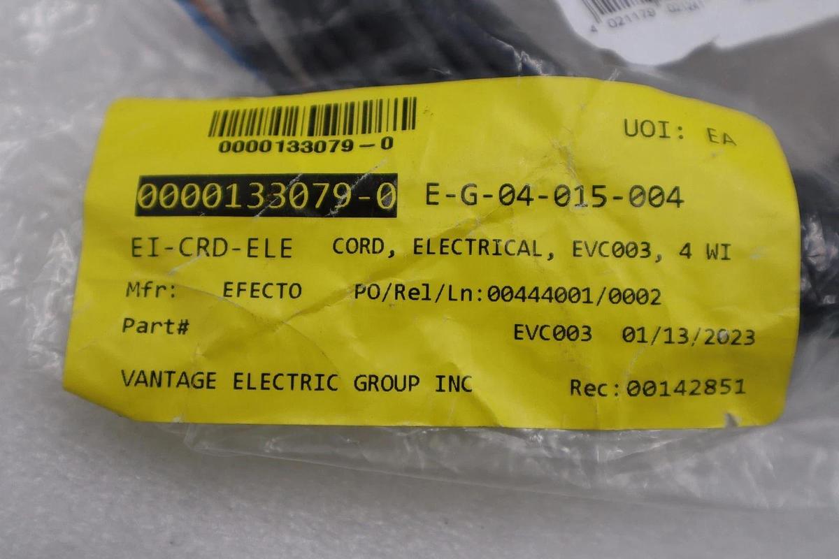 Used IFM EVC003 M12 Female Cordset Sensor Cable 250V AC STOCK G773