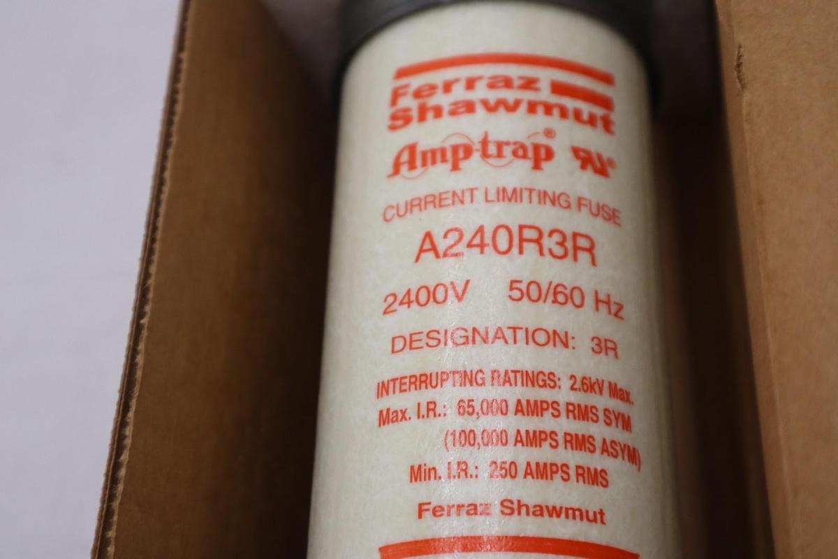 NEW Gould Shawmut A240R3R Amp-Trap Fuse 2.75kV 2400V 50/60Hz - STOCK GF864