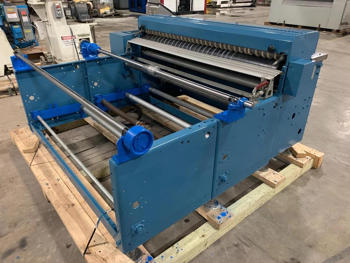 Used 60" ROSENTHAL SHEETER MODEL WAS-5-UBZEA-24 WITH OUTPUT CONVEYOR