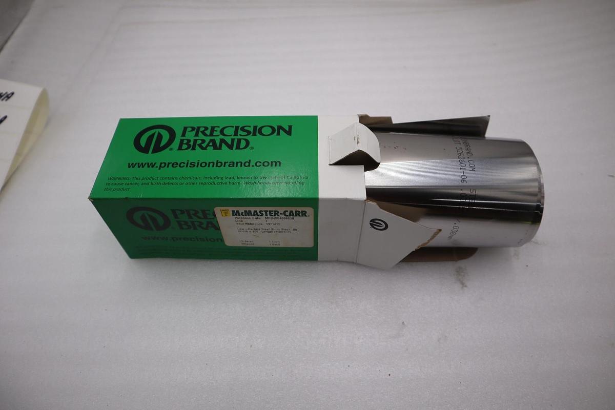 Used NEW OPEN BOX Precision Brand 16155 Steel Shim .0015 6" X 100" STK H405A