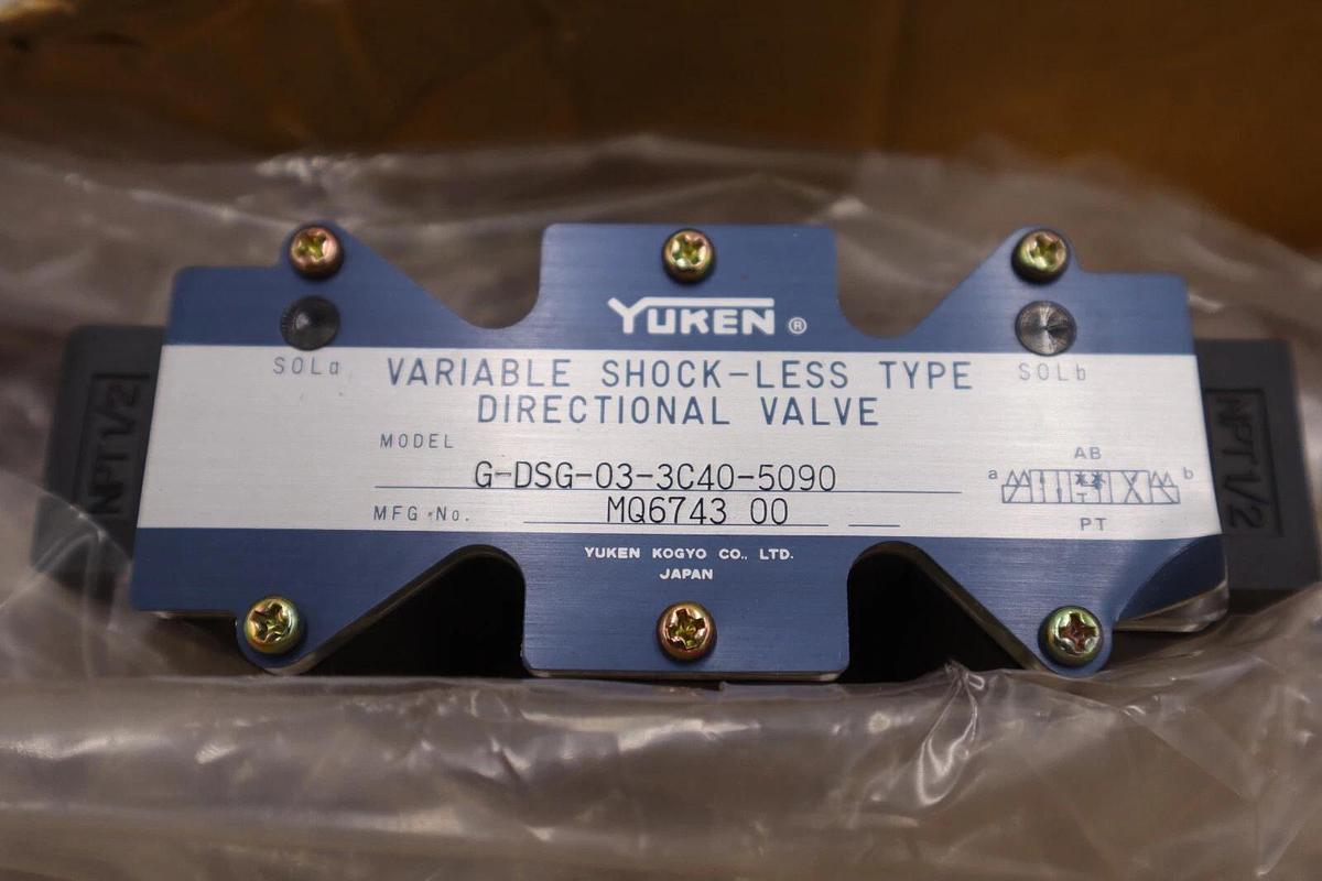 NEW Yuken D-DSG-03-3C40-5090 Hydraulic Solenoid Valve STOCK 2556-C