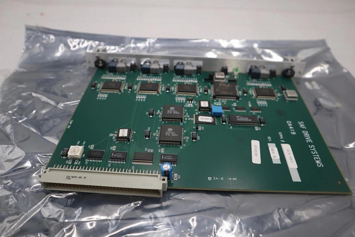 Used NEW SAF Drive Systems CA419 DDCS Interface 4-Channel Card STOCK G652