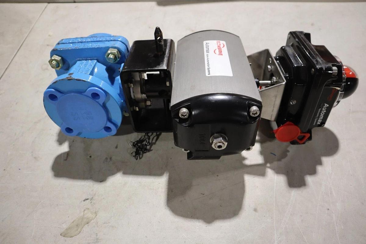 Used Flowserve Automax NXCLU2M1-18-00200 Positioner Actuator Ball Valve STOCK 5007A