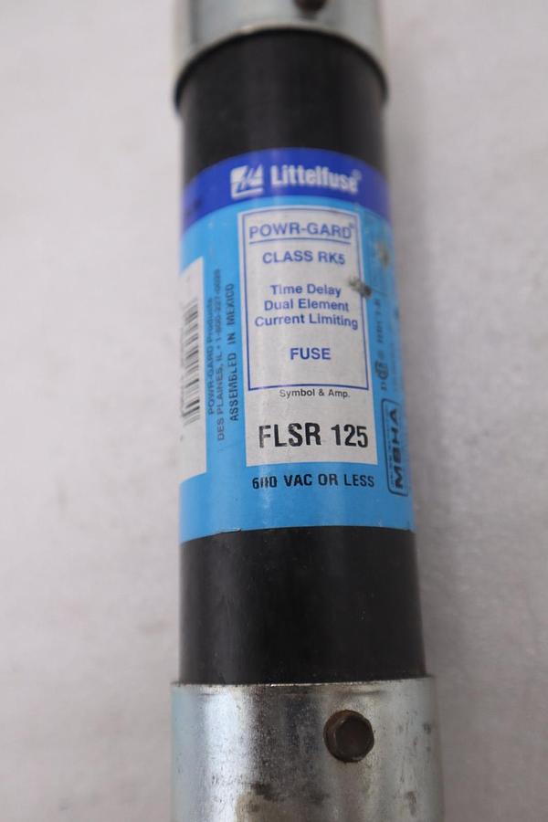 LOT OF 2 - LITTELFUSE FLSR-125/ FLSR 125 FUSE - STOCK 4943A