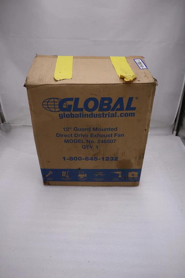 Used Global 246507 Guard Mounted Direct Drive Exhaust Fan-12" 120V 60Hz NEW #H414 707022115926