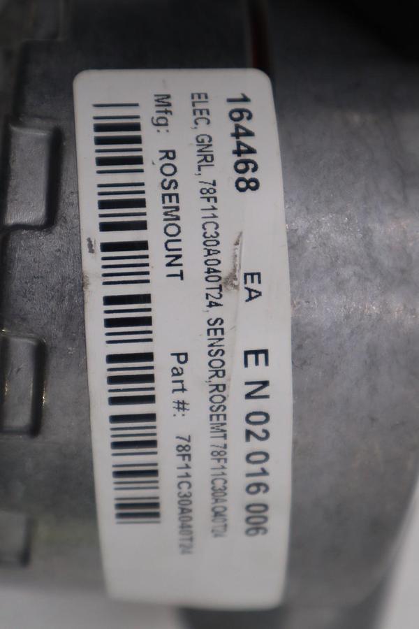 Used ROSEMOUNT 78F11C30A040T24 STOCK #G-497A