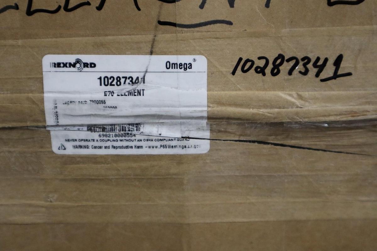 Rexnord 10287341 E70 Omega Coupling Element - NEW IN BOX - STOCK GF2