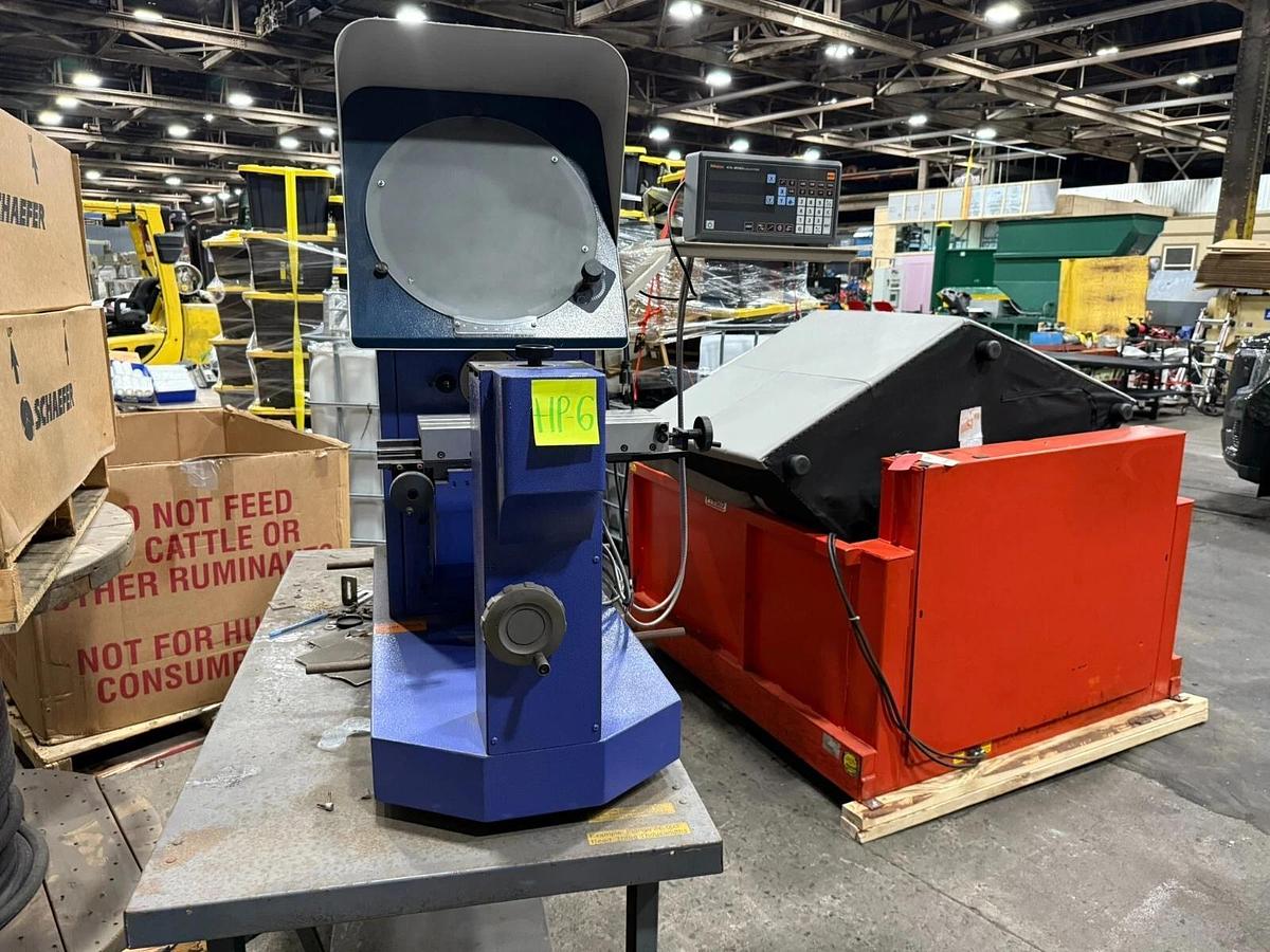 Used MITUTOYO OPTICAL COMPARATOR PROFILE PROJECTOR MODEL PH-A14 STOCK HP-6