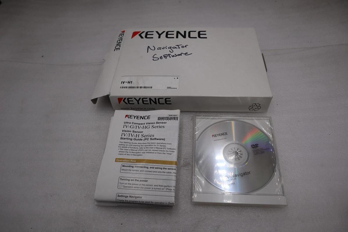 KEYENCE IV-H1 VISION SENSOR SOFTWARE NEW OPEN BOX STK GF16A