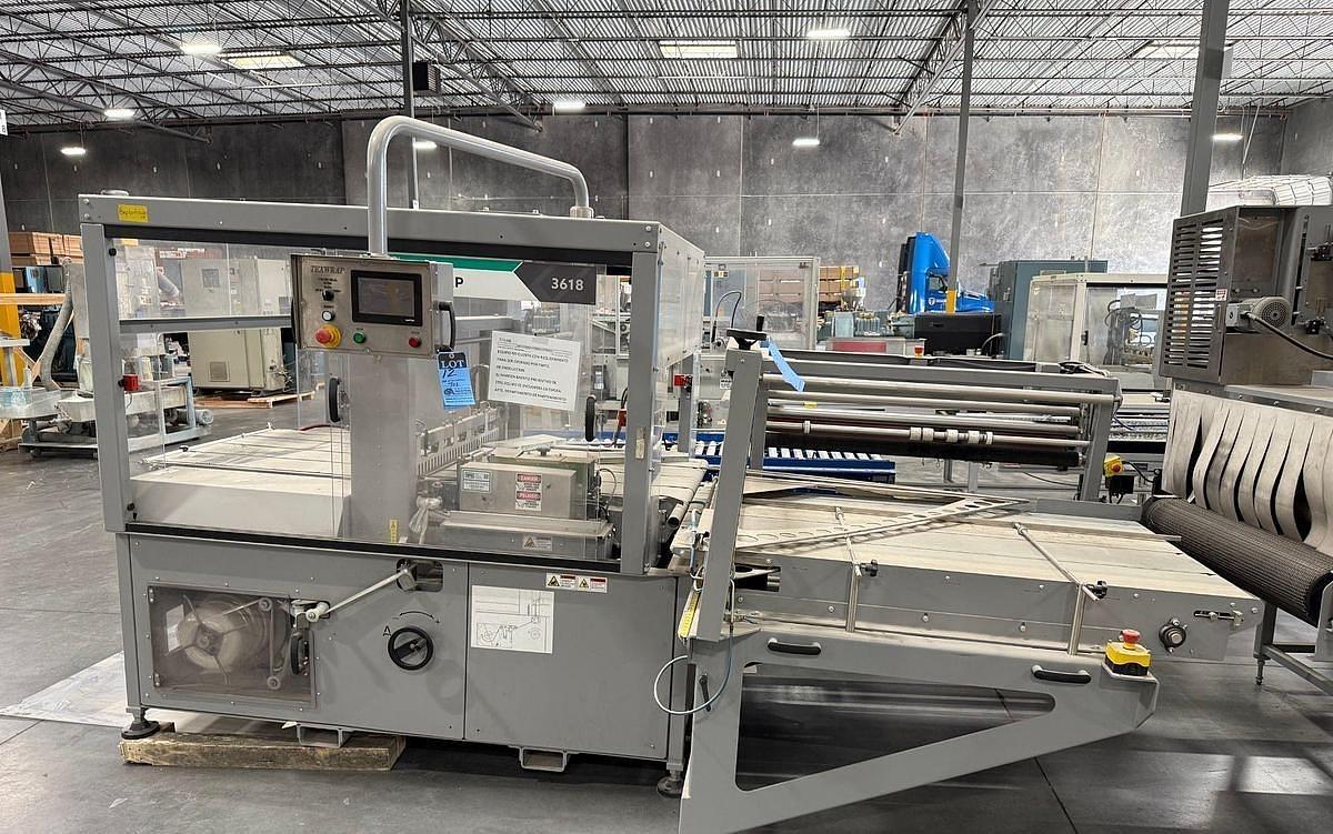 Used 36" TEXWRAP MODEL 3618ISSR SIDE SEAL AND STE-1348OCS HEAT TUNNEL SYSTEM 2021