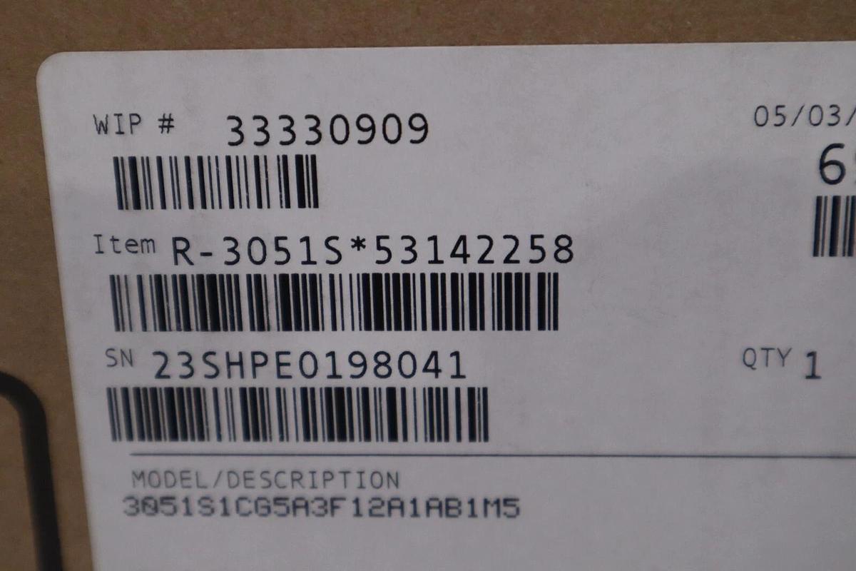 Rosemount 3051S / 3051S1CG5A3F12A1AB1M5 Transmitter NEW #G393
