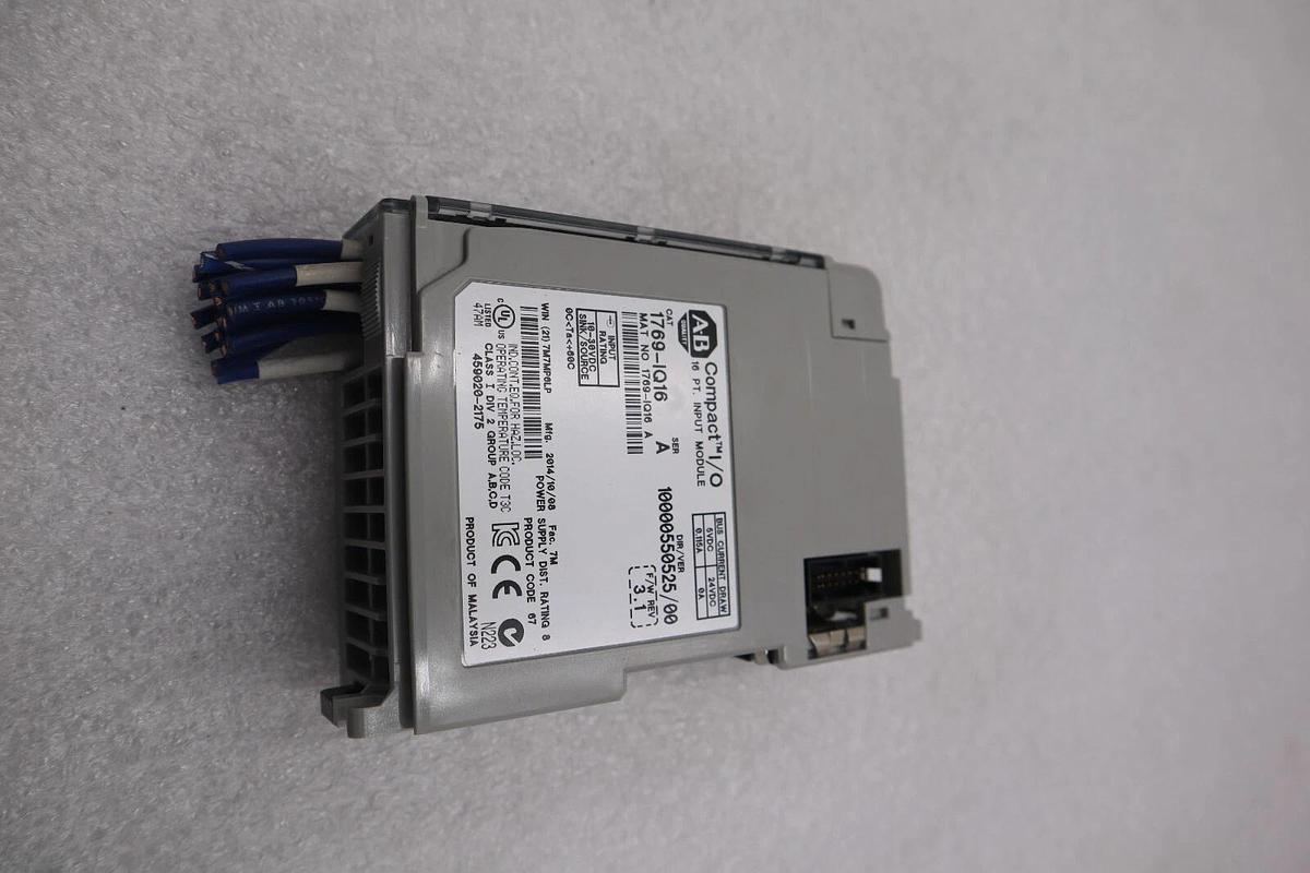 Used ALLEN-BRADLEY 1769-IQ16 SERIES A INPUT MODULE 2014 STOCK #K-2552-B