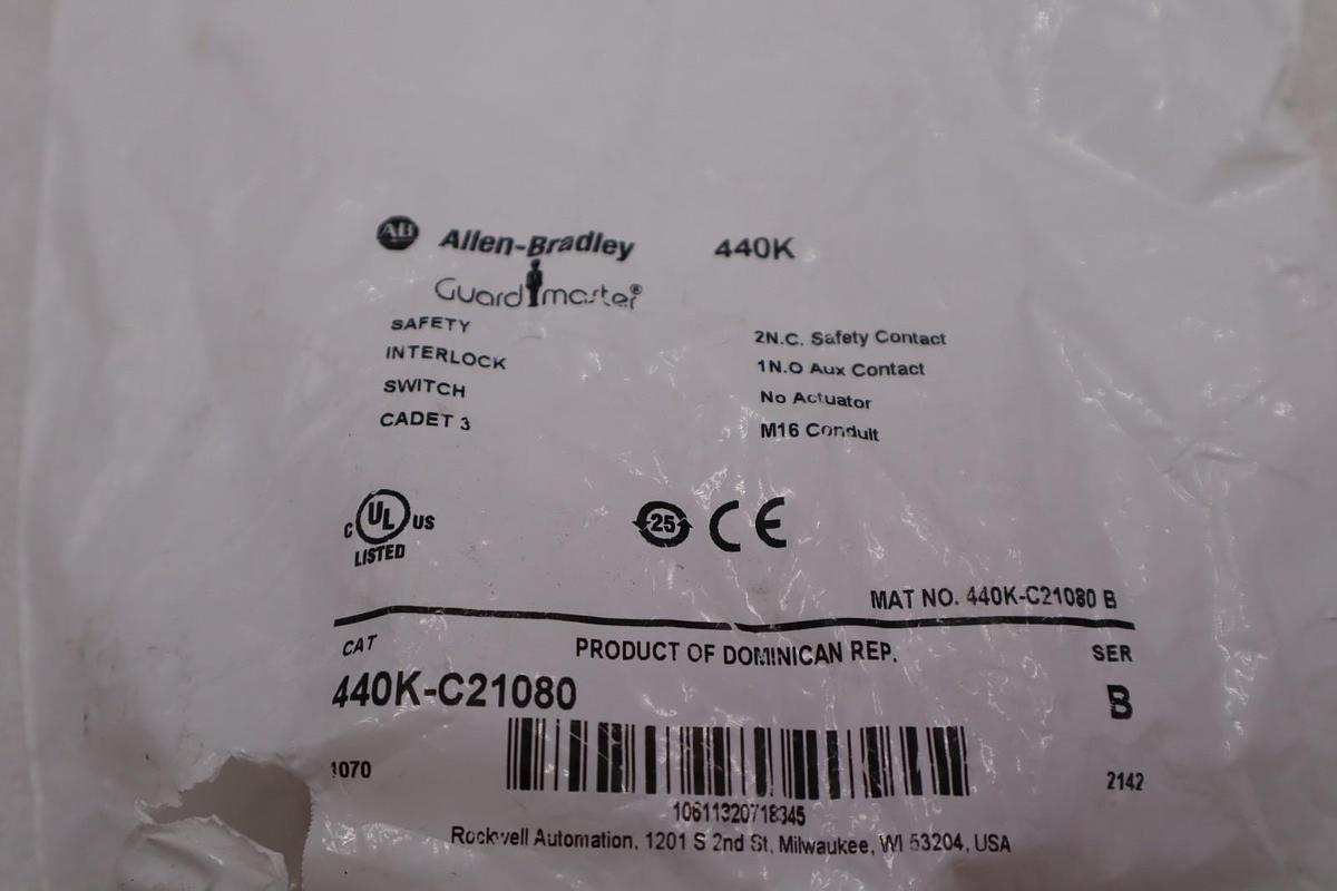 NEW ALLEN BRADLEY 440K-C21080 SERIES B SWITCH STOCK H1128A