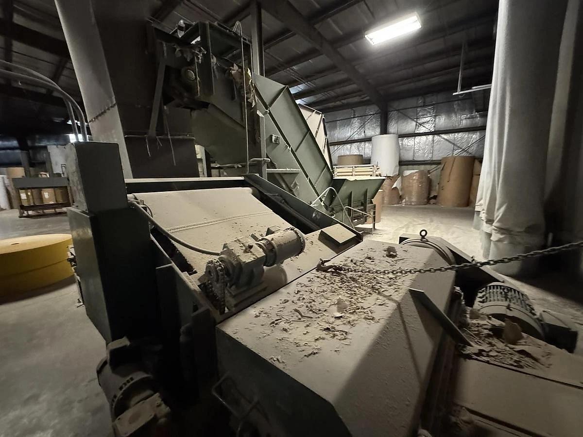 Used MAREN COMPLETE SHREDDING & BALING SYSTEM BALER SHREDDER SYSTEM WITH DUMP