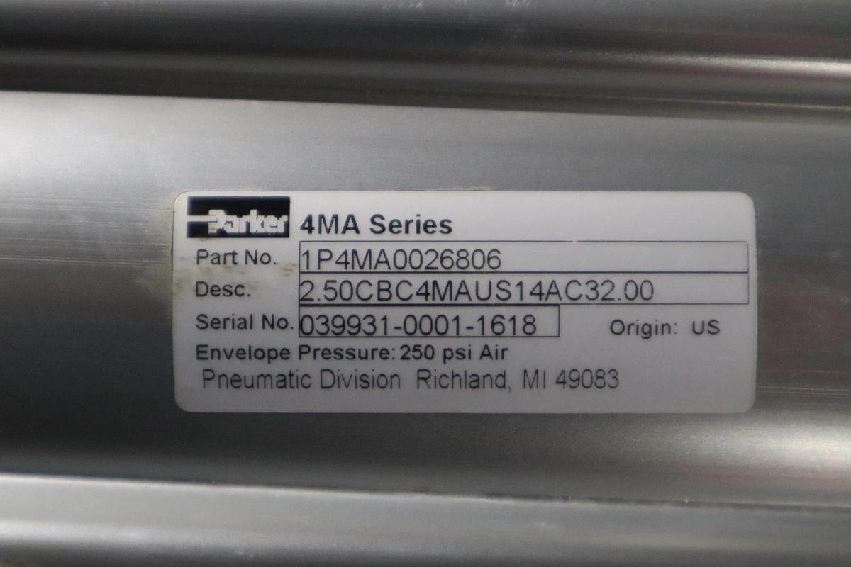 PARKER 1P4MA0026806 PNEUMATIC CYLINDER SERIES 4MA STOCK H1895