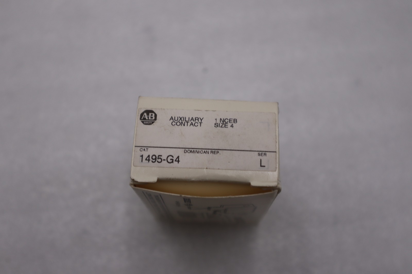 NEW AB Allen Bradley 1495-G4 Contact Early Break Series L STOCK H1673A