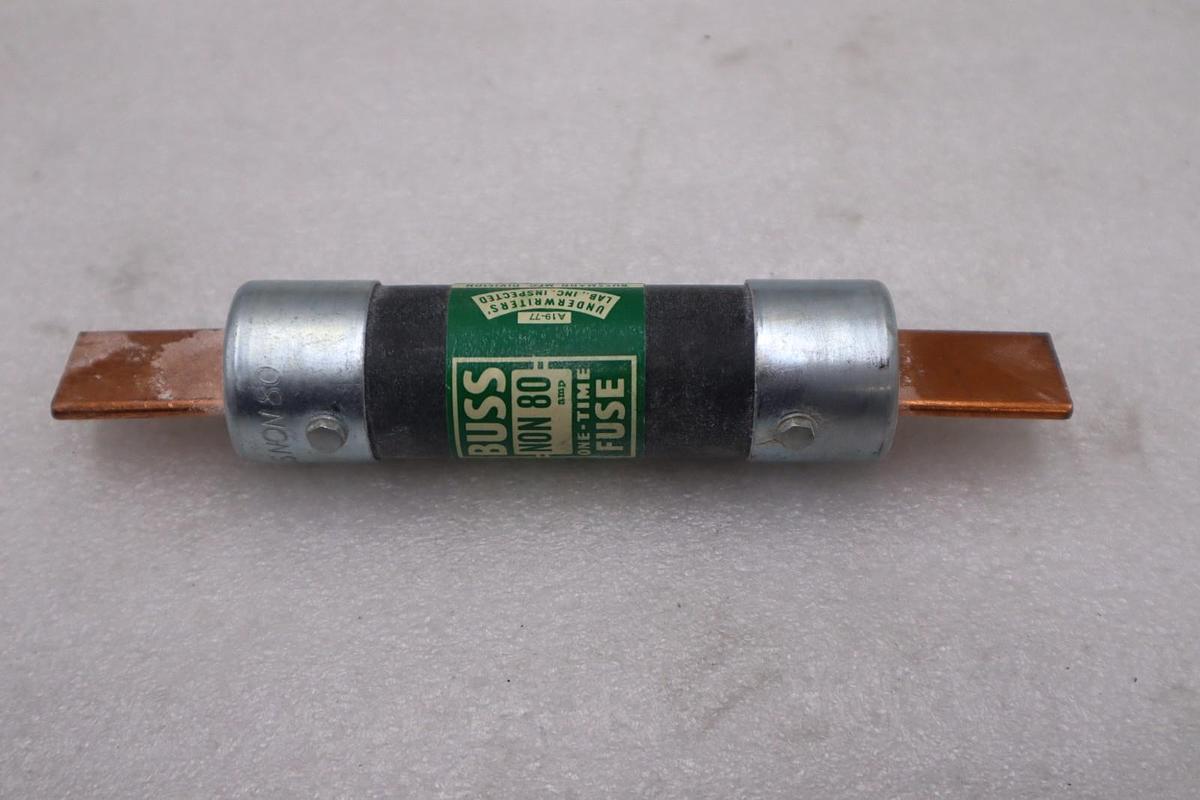 NON-80 1PC Bussmann 80A 250V One Time Fuse Non Current Limiting Class H New