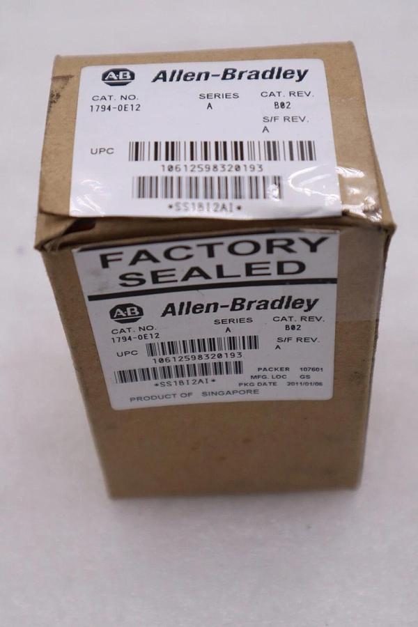 NEW WITH BOX Allen Bradley 1794-0E12 SER A STOCK H552A
