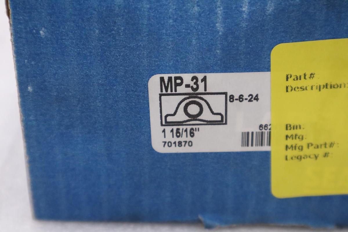 Used NEW OPEN BOX Sealmaster MP-31 Pillow Block Bearing Ball 1-15/16" Bore STK 5594CC