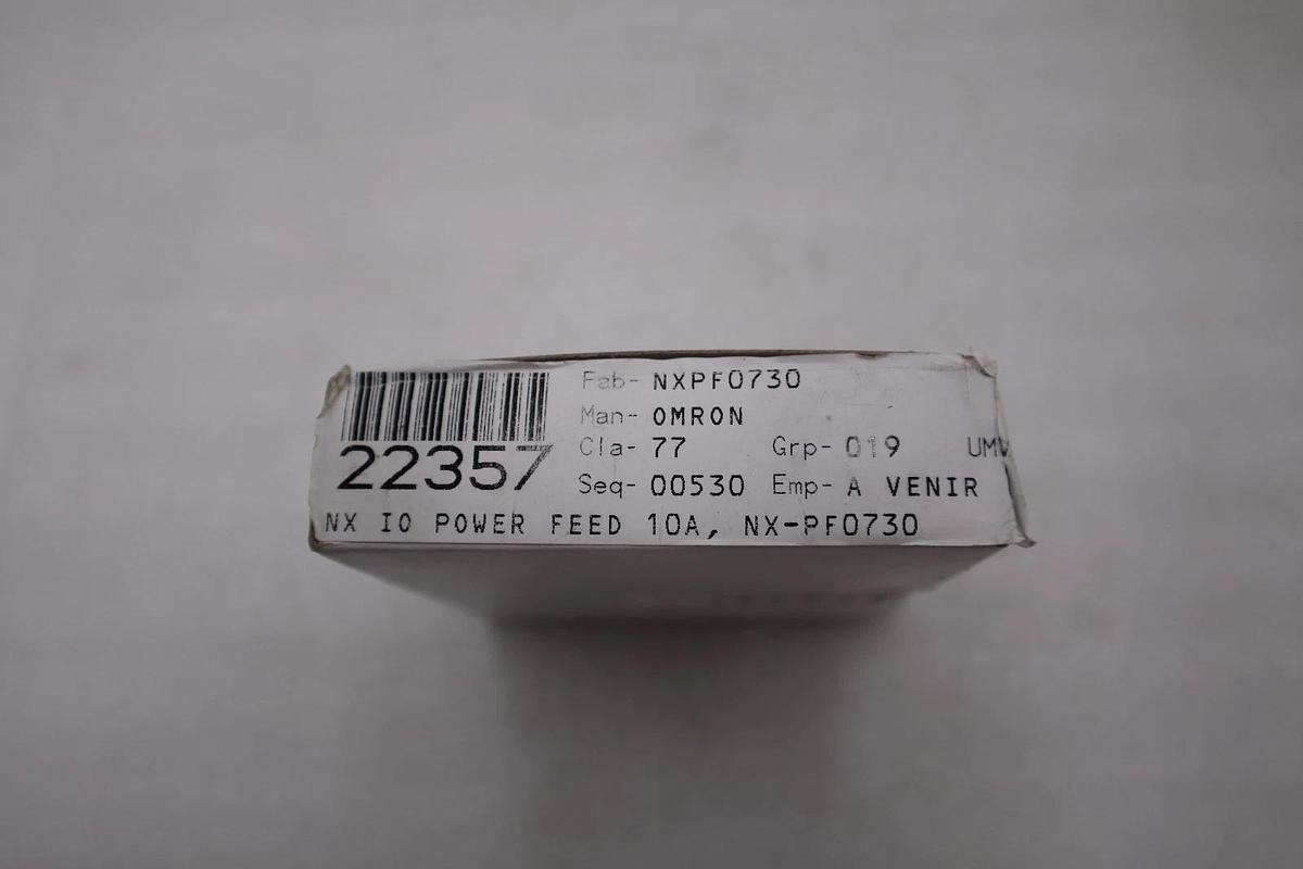 Used OMRON NX-PF0730 POWER FEED UNIT - NEW SEALED - STOCK GF571A