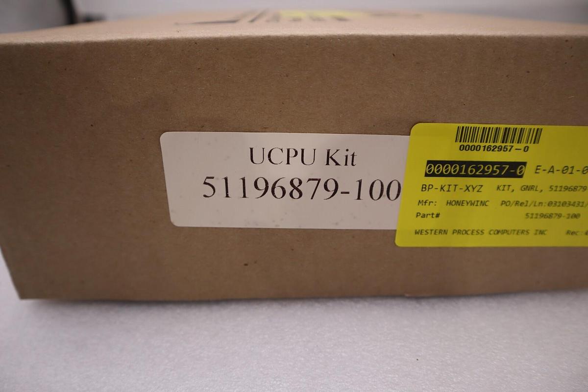 WESTERN PROCESS COMPUTERS, INC. HONEYWELL 51196879-100 UCPU KIT NEW IN BOX #G217