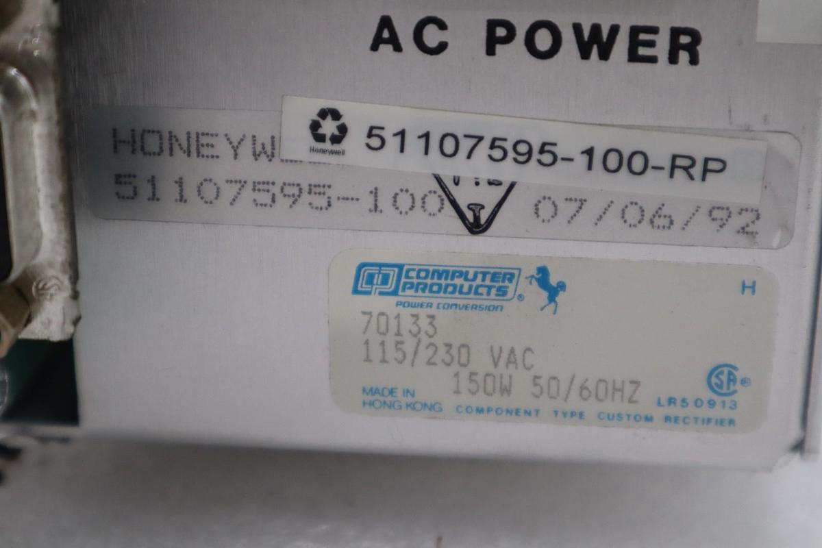 Used HONEYWELL AC PWR SUPPLY 51107595-100-RP NEW OPEN BOX STK H1767