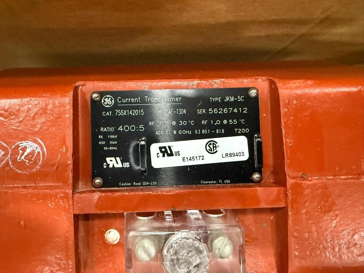 Used New GE Current Transformer Type JKM-5C / CAT. 755X142015 NEW (THREE AVAILABLE)